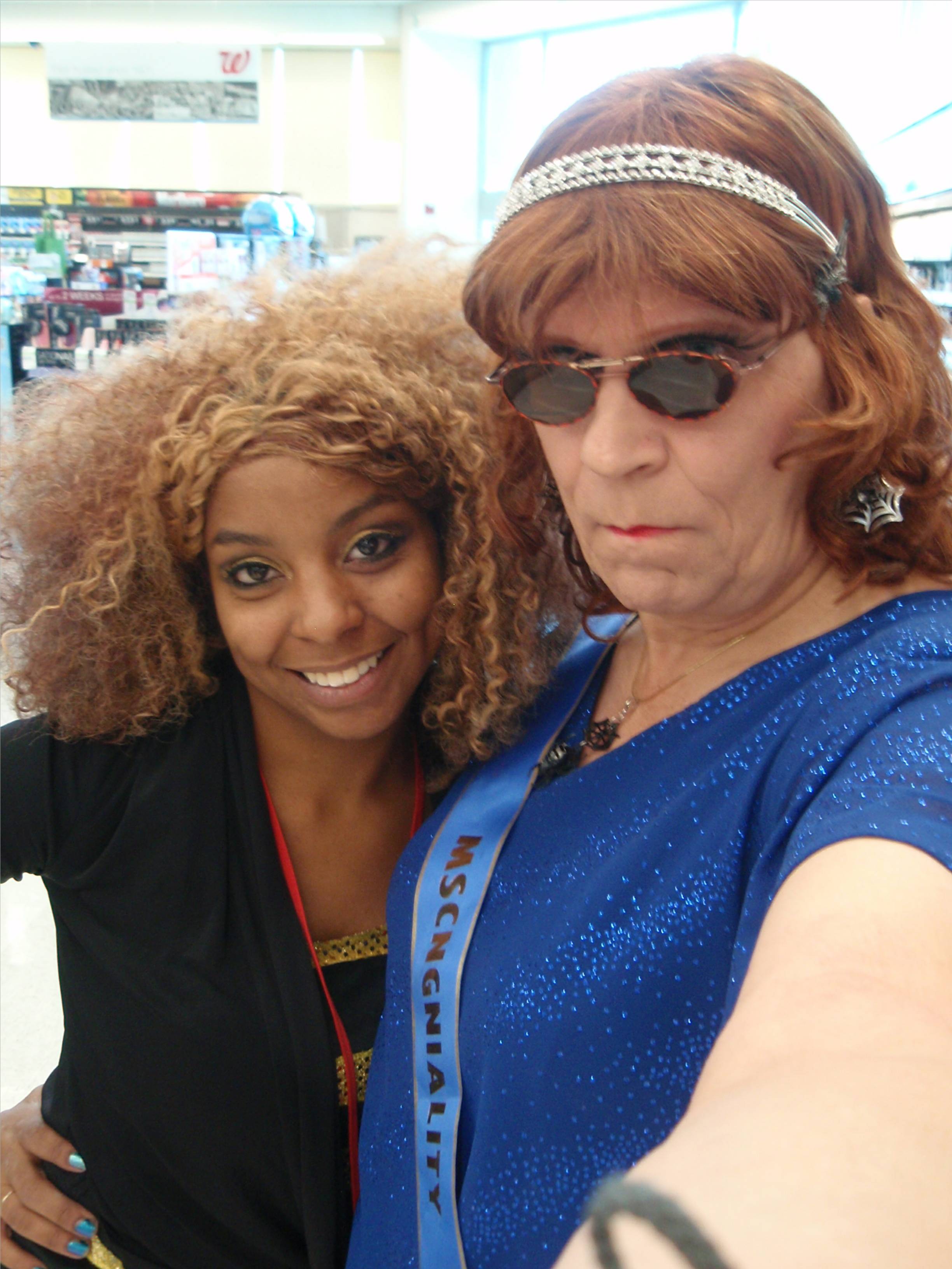 self pic - co-worker and I; Size=240 pixels wide